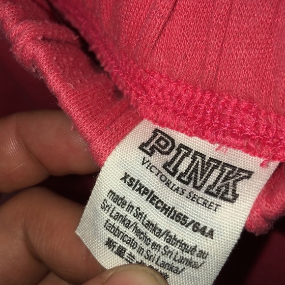 PINK Victoria's Secret pink and white shorts size xs lounge shorts comfy wear​​ - Picture 6 of 6